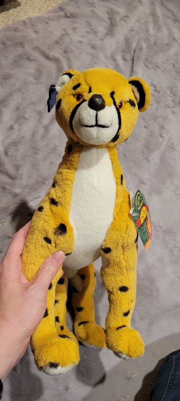 Rare 1994 Applause Vintage Lion King Cheetah 14” Plush with Tags Disney